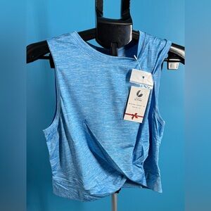 ICTIVE Blue Athletic Tank Exercise Workout Gym Yoga Top NWT